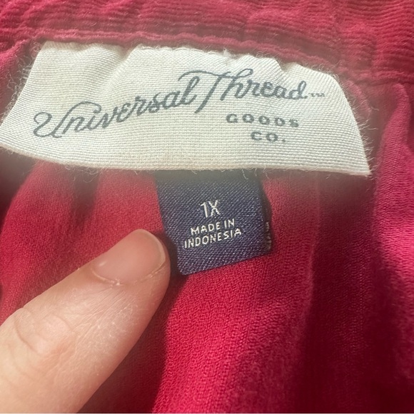 Universal Thread Burgundy Blouse - Picture 3 of 4